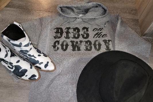 Ciao Bella USA Apparel & Accessories "Dibs on the cowboy" Hoodie