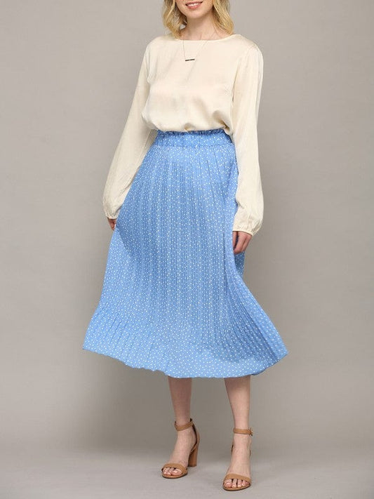 Made By Johnny Apparel & Accessories Midi Pleated Skirt