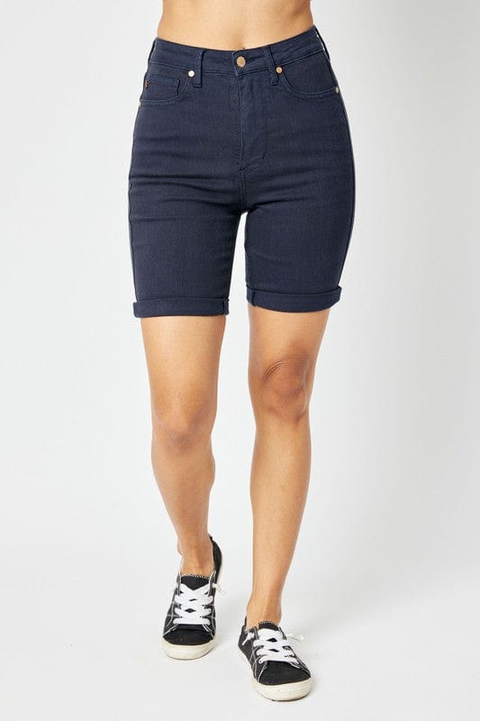 Judy Blue Denim Shorts Tummy Control Judy Blues