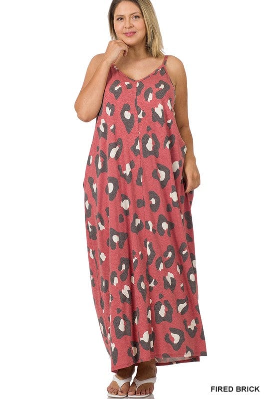 Zenana Dresses V-Neck Maxi Dress - Plus size