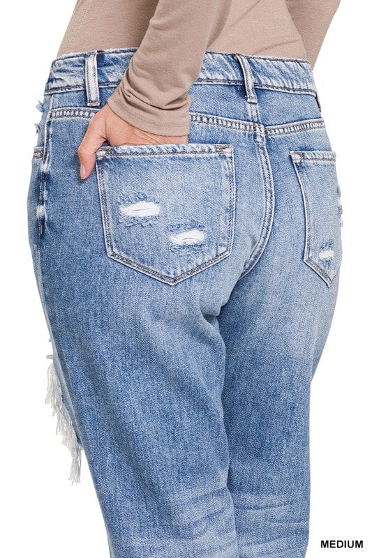 Zenana Jeans Mid Rise Boyfriend Jean