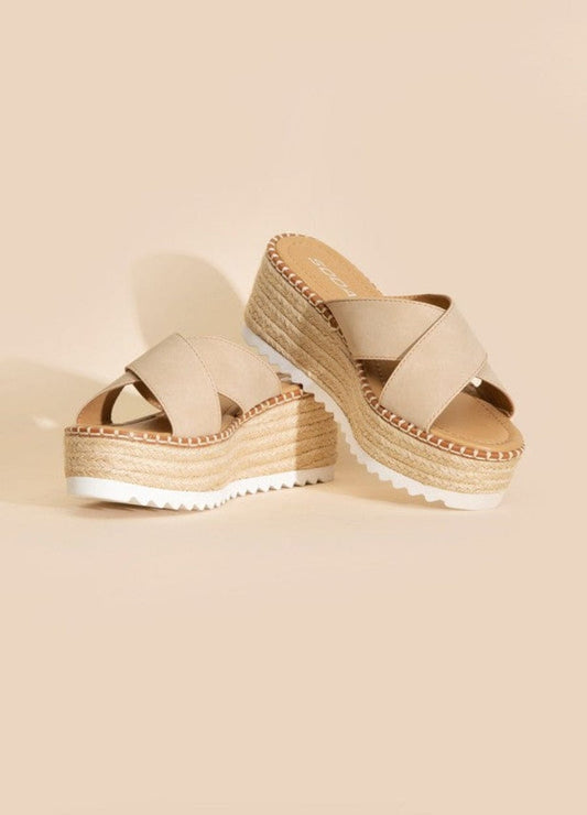 Fortune Dynamic Shoes BLOND / 5.5 Platform Sandals***Online Only***