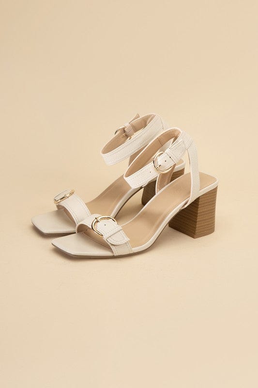 Fortune Dynamic Shoes Buckle Sandal Heels***Online Only***