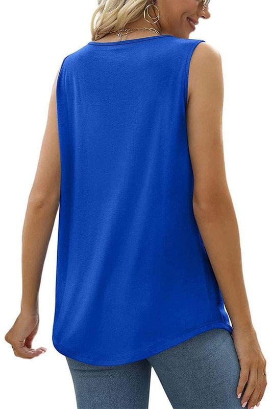 Today Fashion Tank Tops Crystal Tank