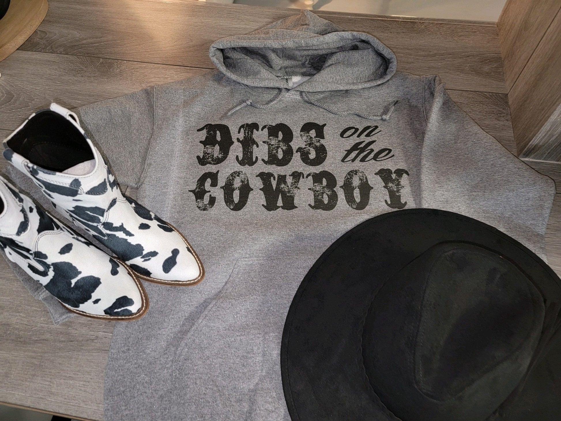 Ciao Bella USA Apparel & Accessories "Dibs on the cowboy" Hoodie