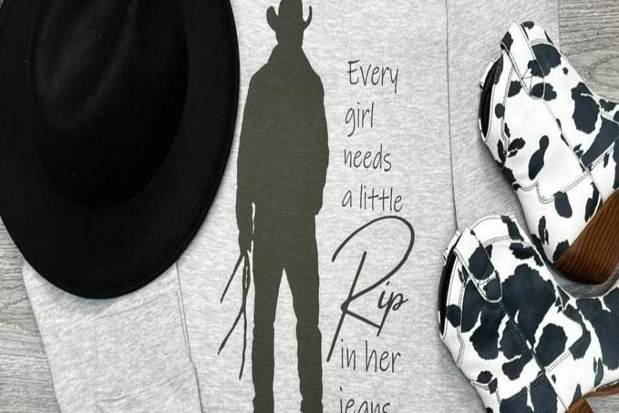 Ciao Bella USA Clothing Yellowstone 'Rip' Crewneck