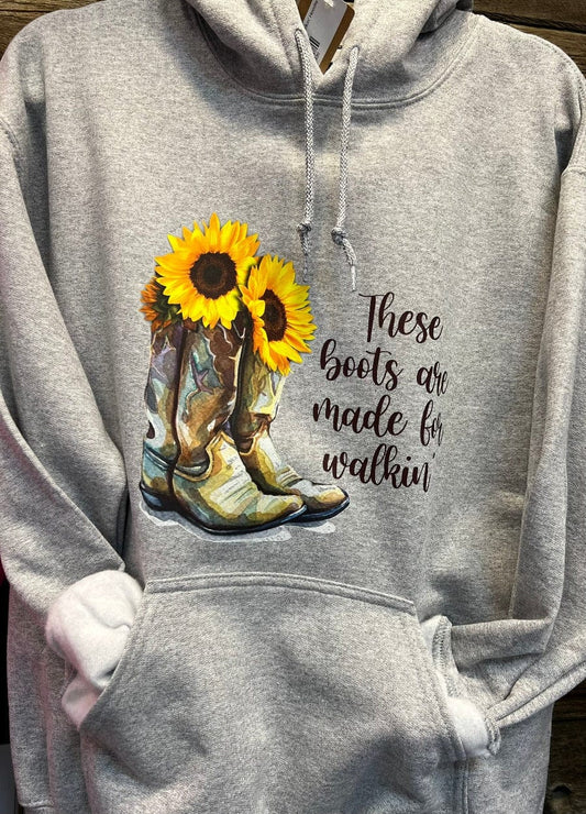 Ciao Bella USA Sweatshirt Boots Hoodie