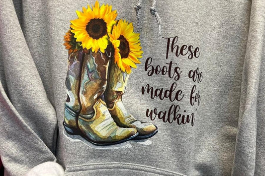 Ciao Bella USA Sweatshirt Boots Hoodie